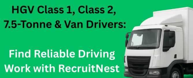 Find Reliable Driving Work with RecruitNest Connect